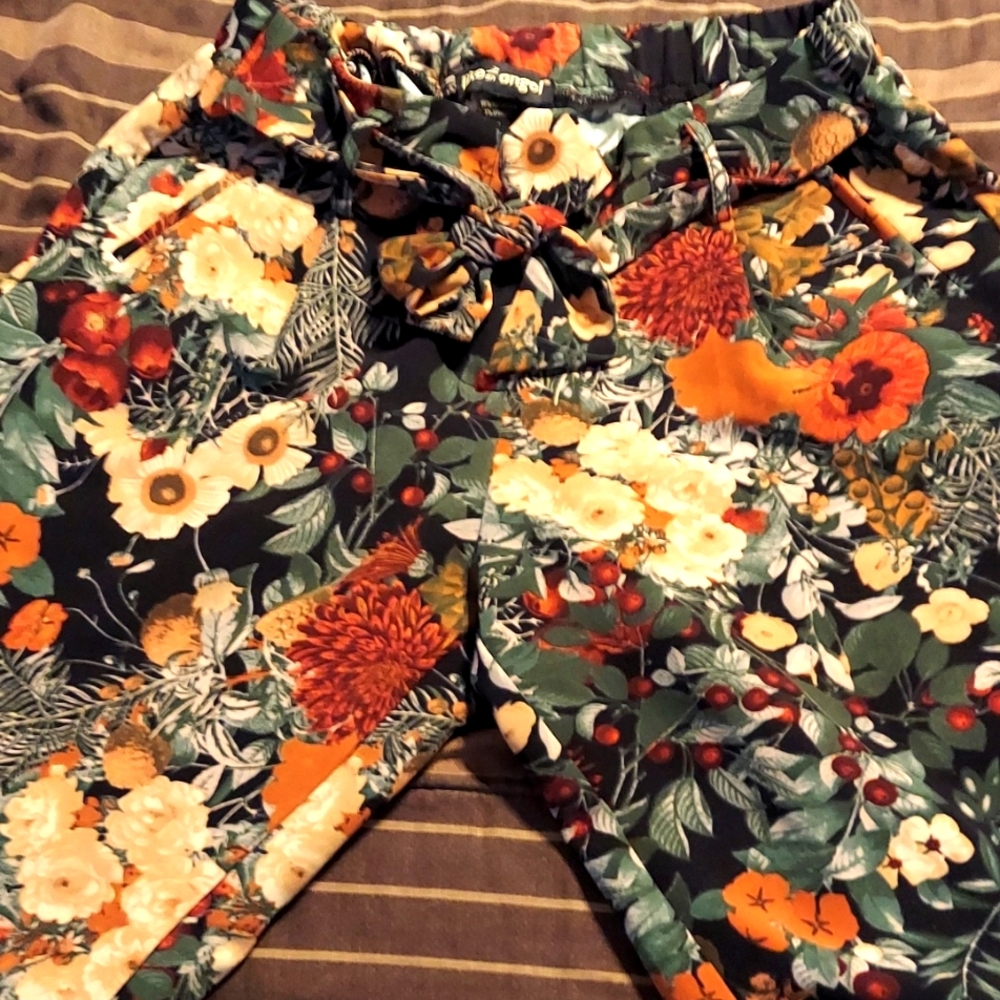 Autumn flowers  pants
